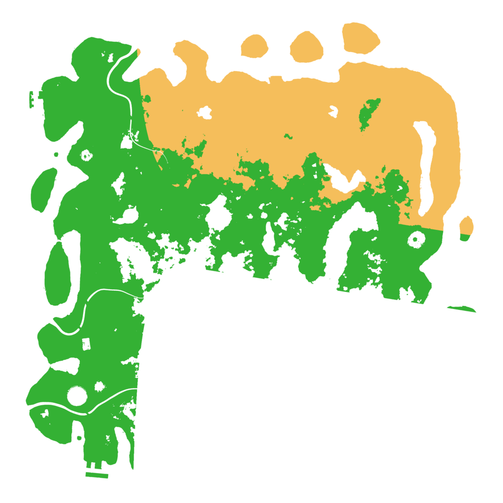 Biome Rust Map: Procedural Map, Size: 4500, Seed: 76839