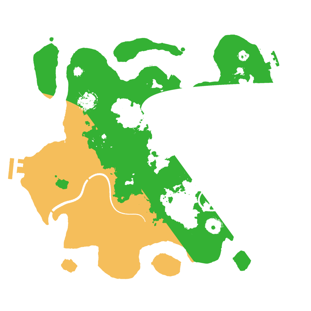 Biome Rust Map: Procedural Map, Size: 3000, Seed: 943713519