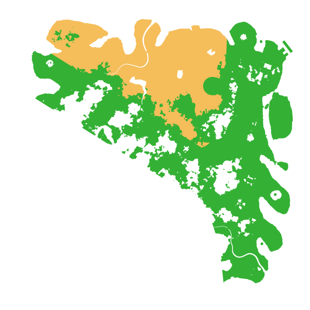Biome Rust Map: Procedural Map, Size: 4500, Seed: 49589283