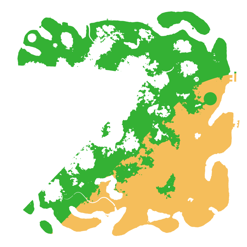 Biome Rust Map: Procedural Map, Size: 5000, Seed: 849286552
