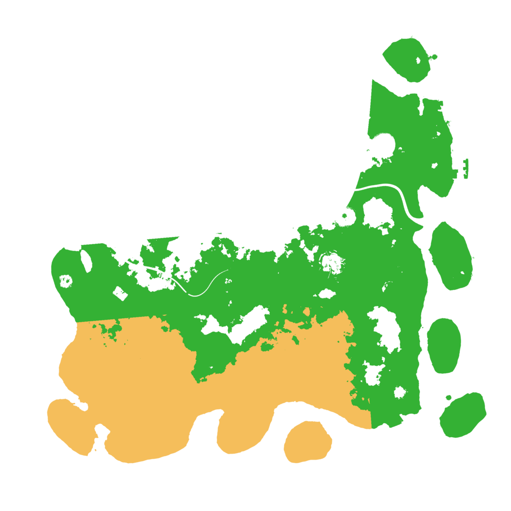 Biome Rust Map: Procedural Map, Size: 3900, Seed: 787603320