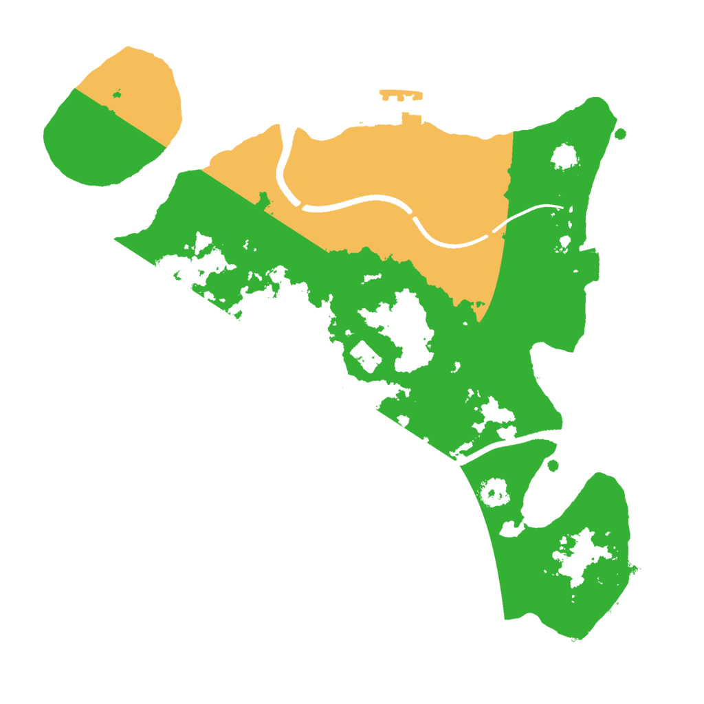 Biome Rust Map: Procedural Map, Size: 2500, Seed: 2002932349