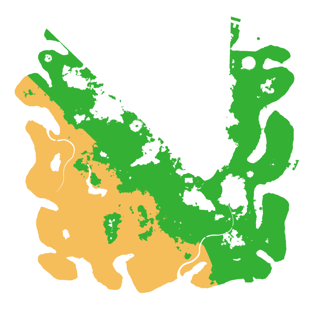 Biome Rust Map: Procedural Map, Size: 4200, Seed: 19345587