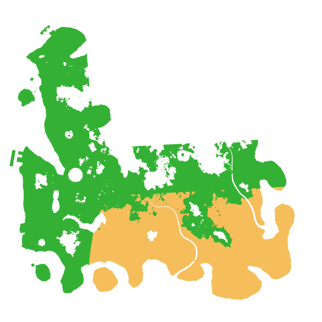 Biome Rust Map: Procedural Map, Size: 4000, Seed: 275493504