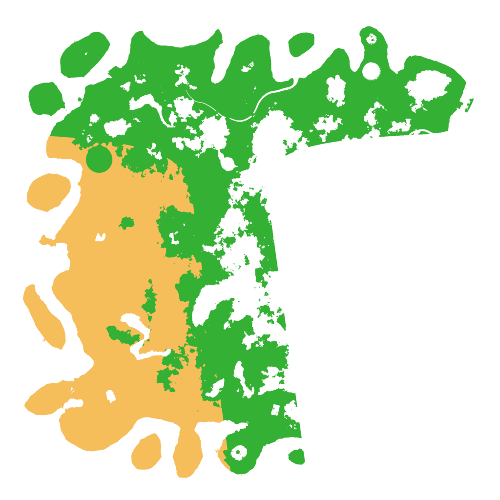 Biome Rust Map: Procedural Map, Size: 5000, Seed: 609294440