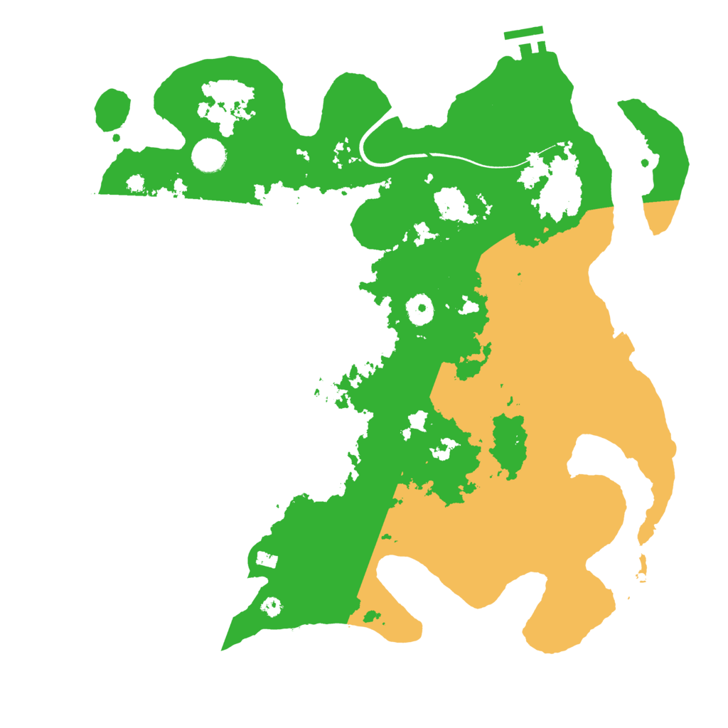 Biome Rust Map: Procedural Map, Size: 3750, Seed: 463437377