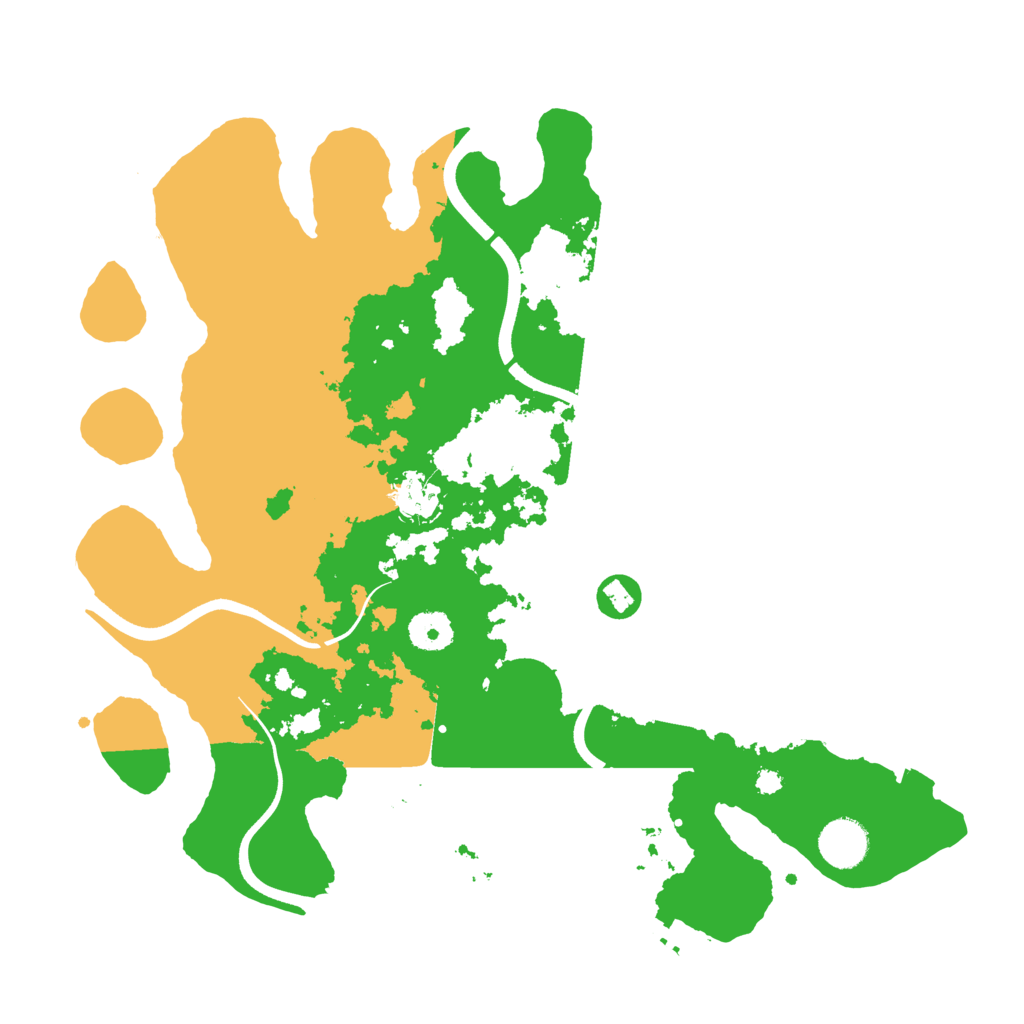 Biome Rust Map: Procedural Map, Size: 3650, Seed: 10961776