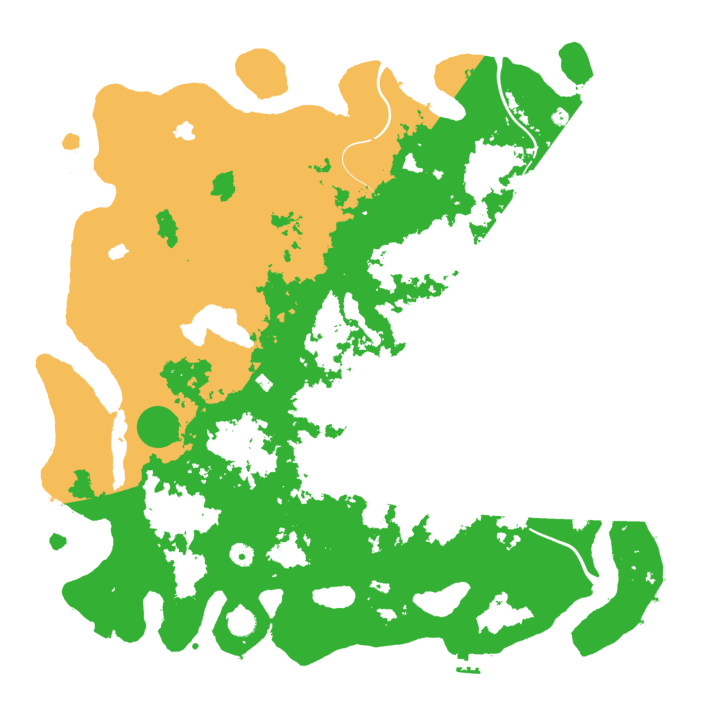 Biome Rust Map: Procedural Map, Size: 4500, Seed: 1894890747