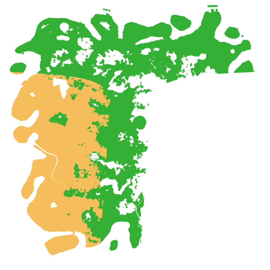 Biome Rust Map: Procedural Map, Size: 5500, Seed: 453381