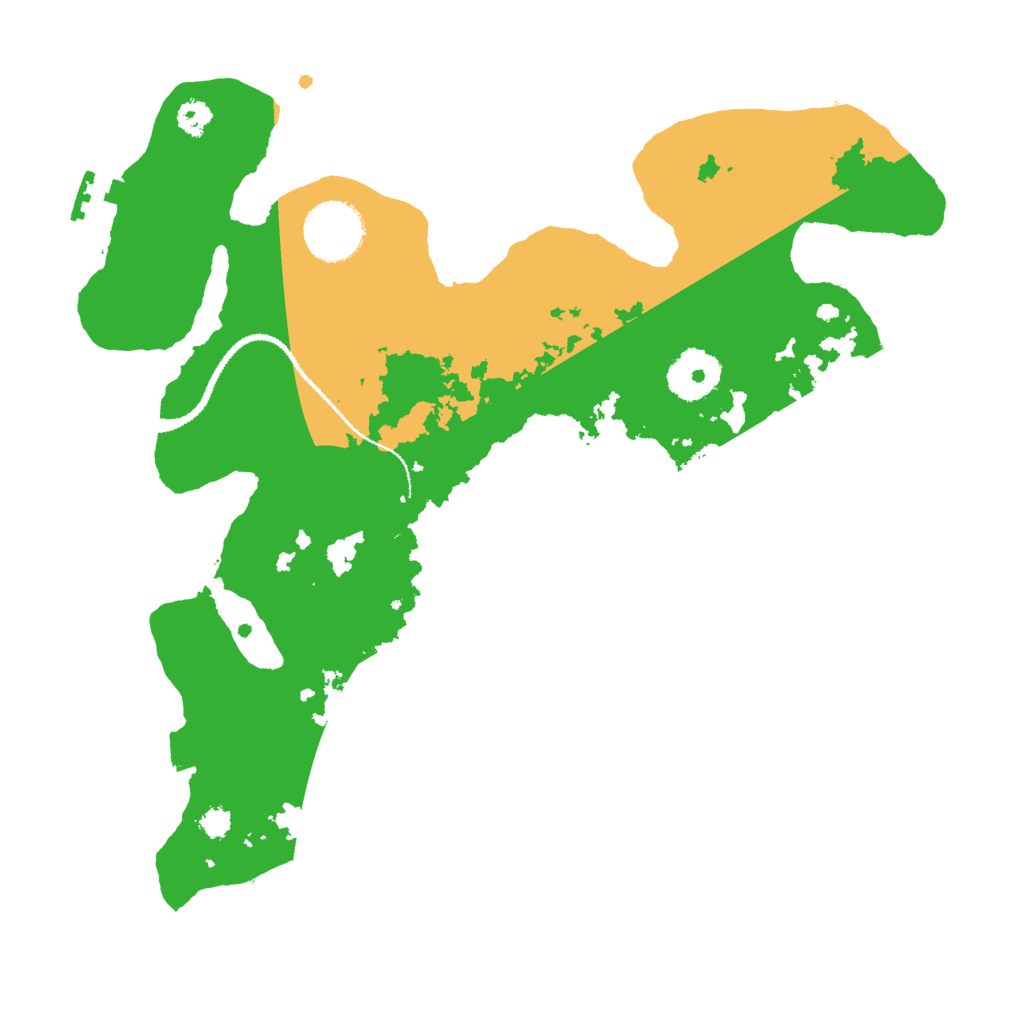 Biome Rust Map: Procedural Map, Size: 3000, Seed: 20594