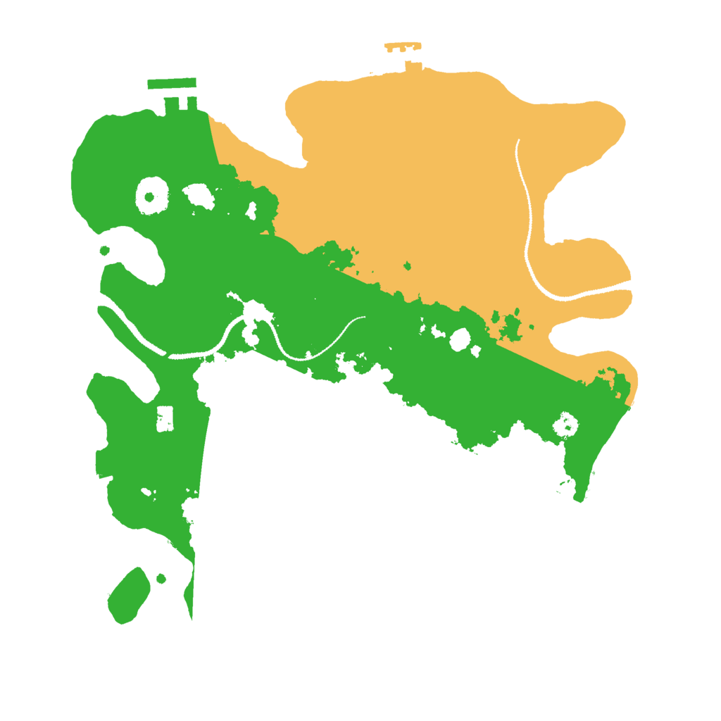 Biome Rust Map: Procedural Map, Size: 3000, Seed: 3894617