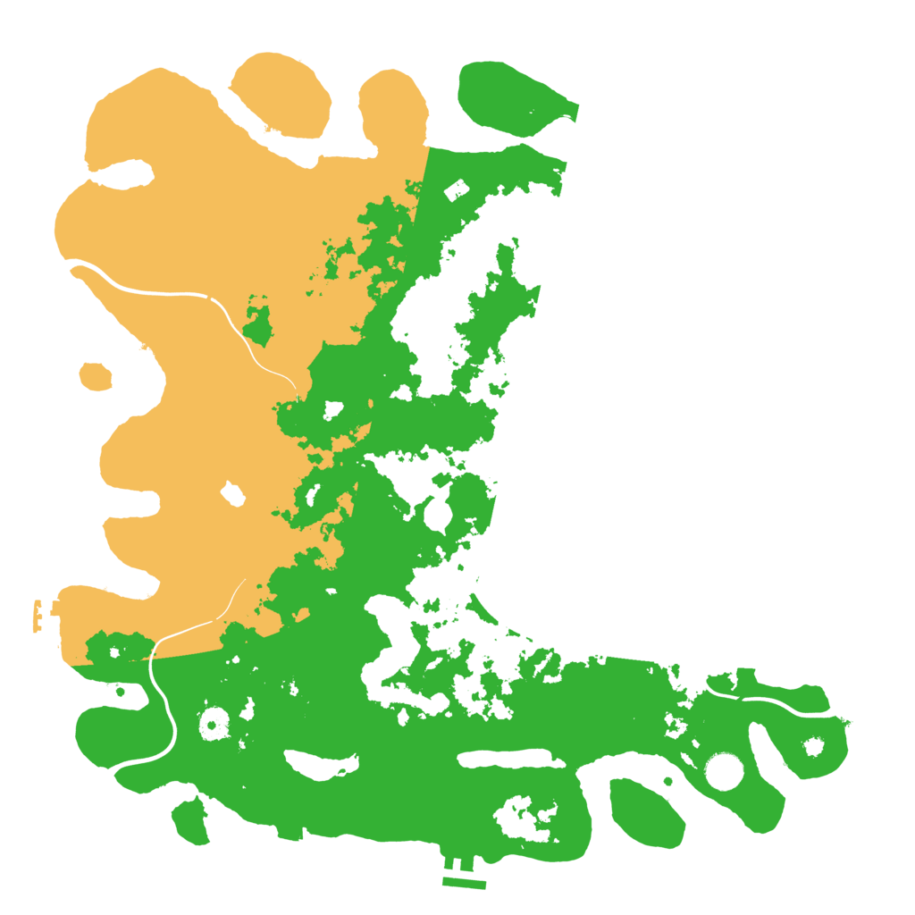 Biome Rust Map: Procedural Map, Size: 4250, Seed: 15406782
