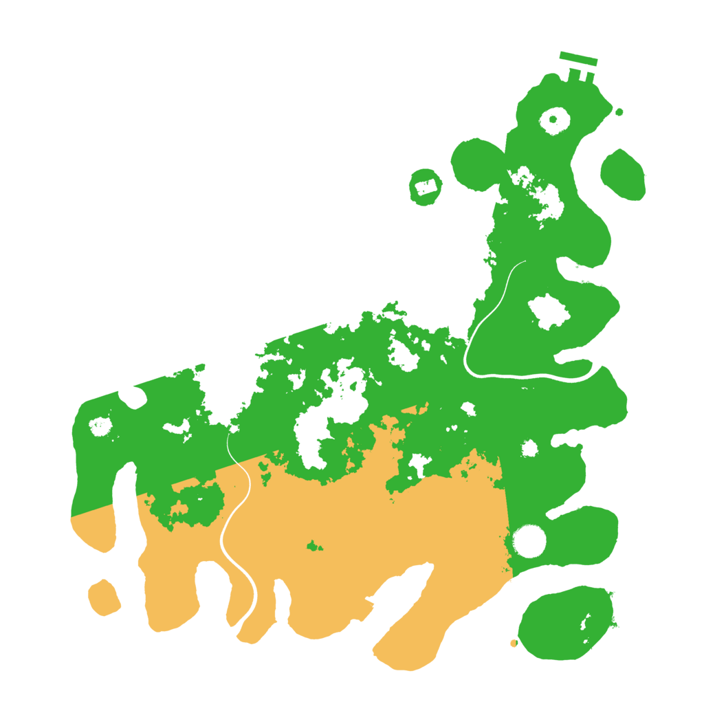 Biome Rust Map: Procedural Map, Size: 3750, Seed: 1398145868