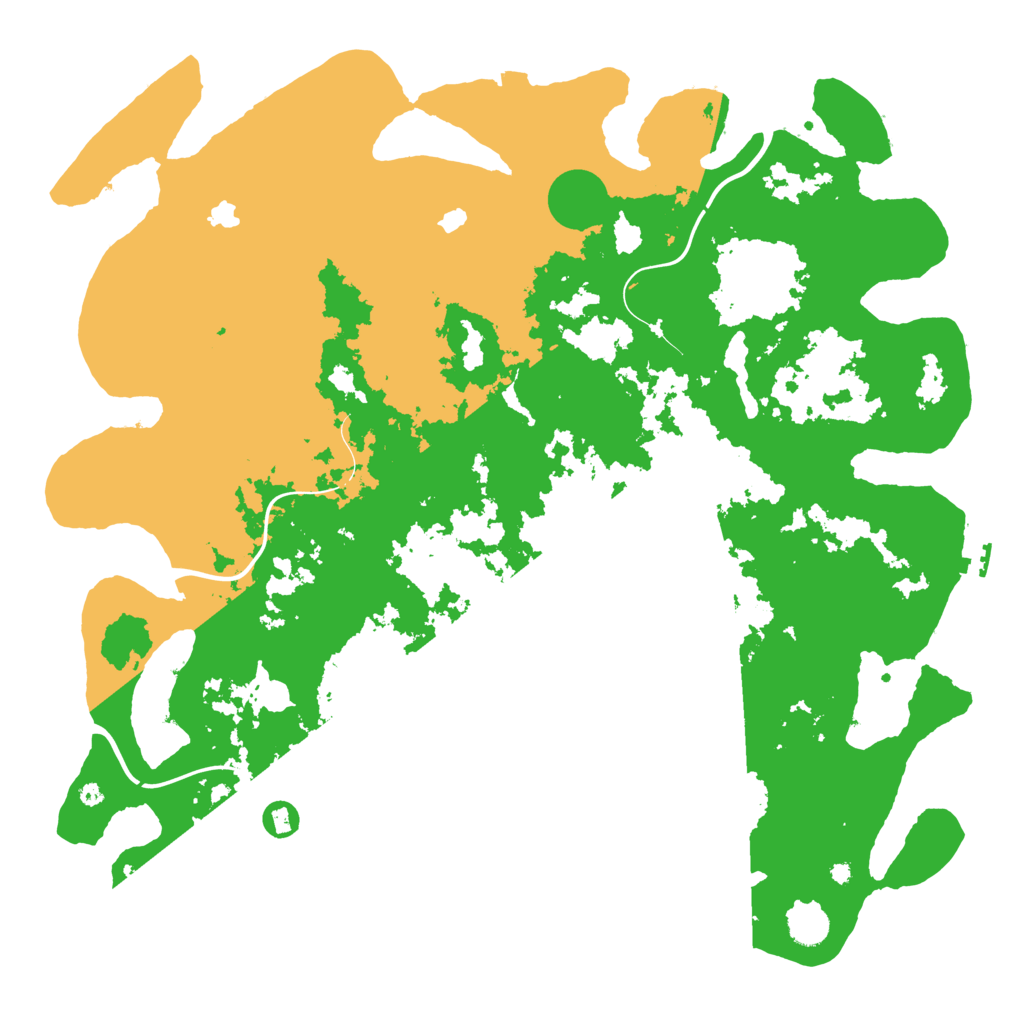 Biome Rust Map: Procedural Map, Size: 4500, Seed: 2000146705
