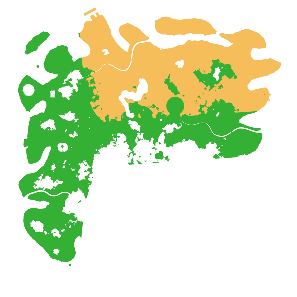 Biome Rust Map: Procedural Map, Size: 4500, Seed: 13681477