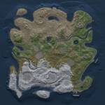 Thumbnail Rust Map: Procedural Map, Size: 3500, Seed: 104674283, 15 Monuments