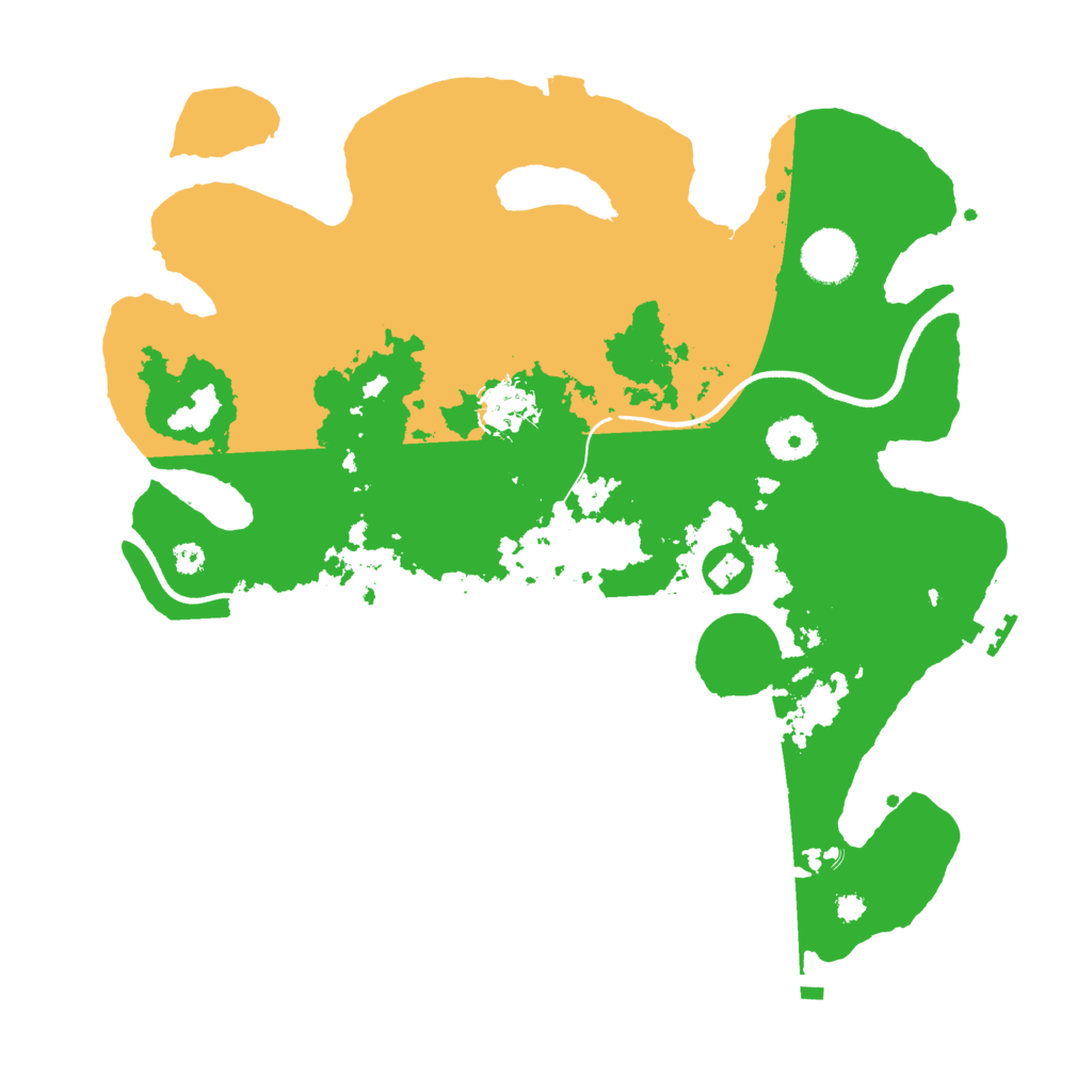 Biome Rust Map: Procedural Map, Size: 3500, Seed: 104674283