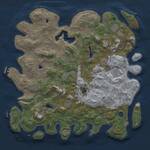 Thumbnail Rust Map: Procedural Map, Size: 4800, Seed: 1213164378, 17 Monuments