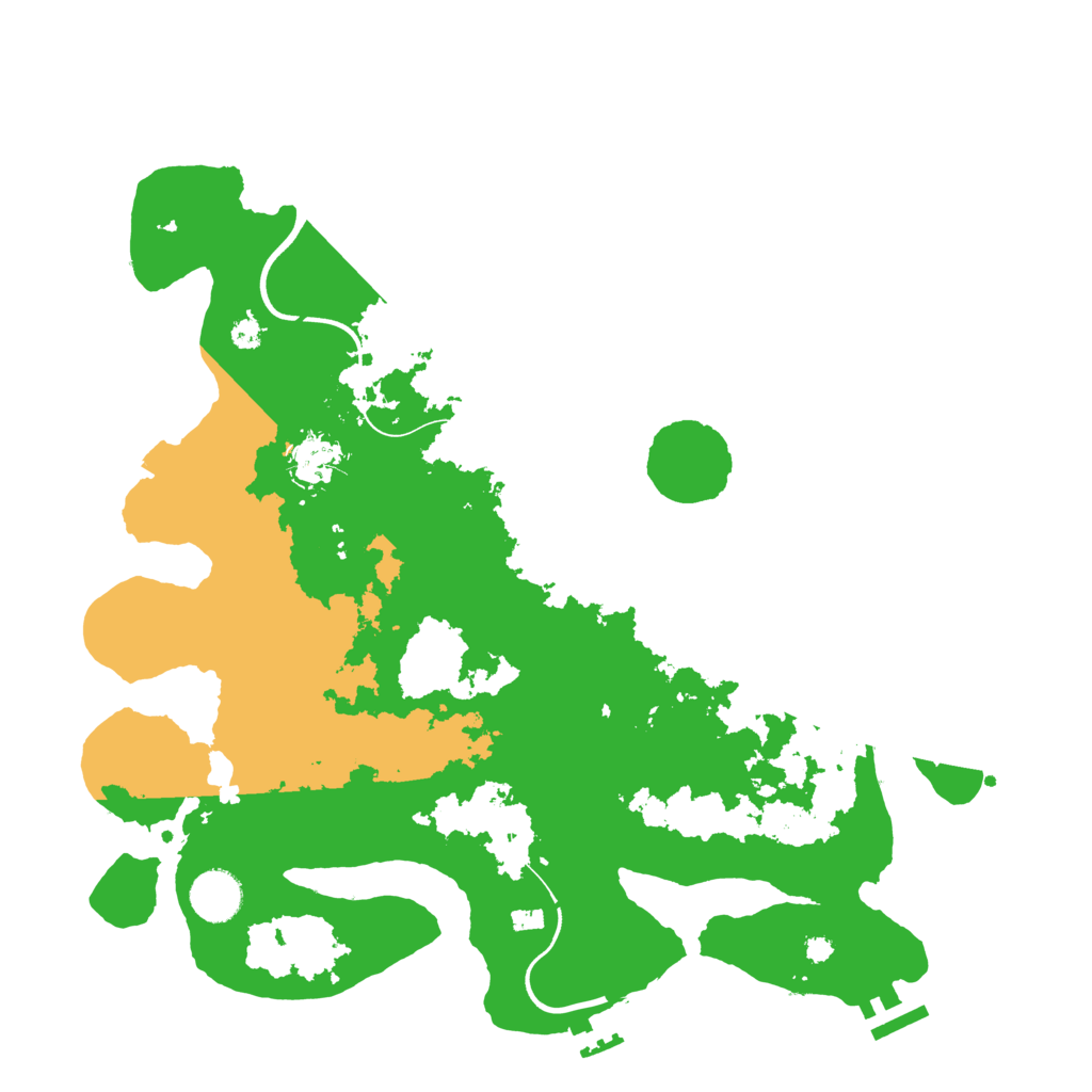 Biome Rust Map: Procedural Map, Size: 3700, Seed: 1276037790