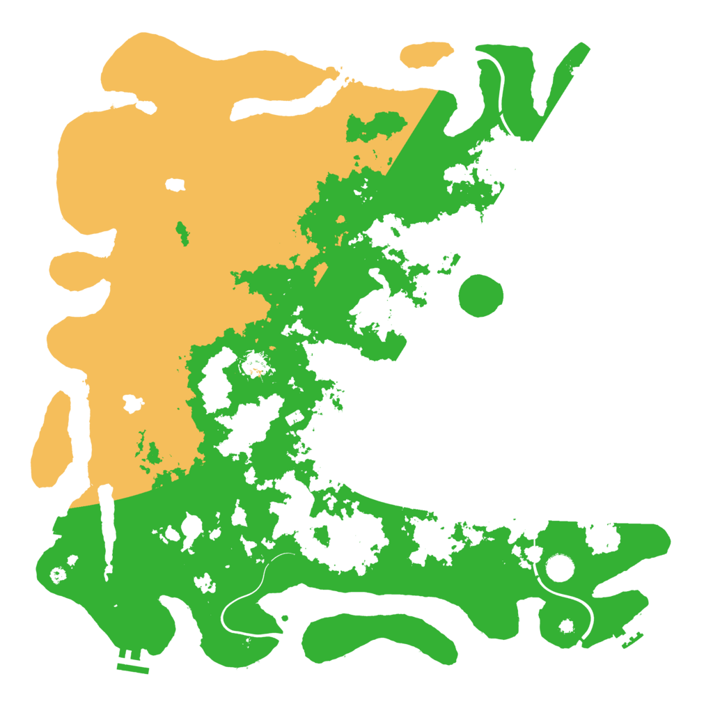 Biome Rust Map: Procedural Map, Size: 4500, Seed: 98572275
