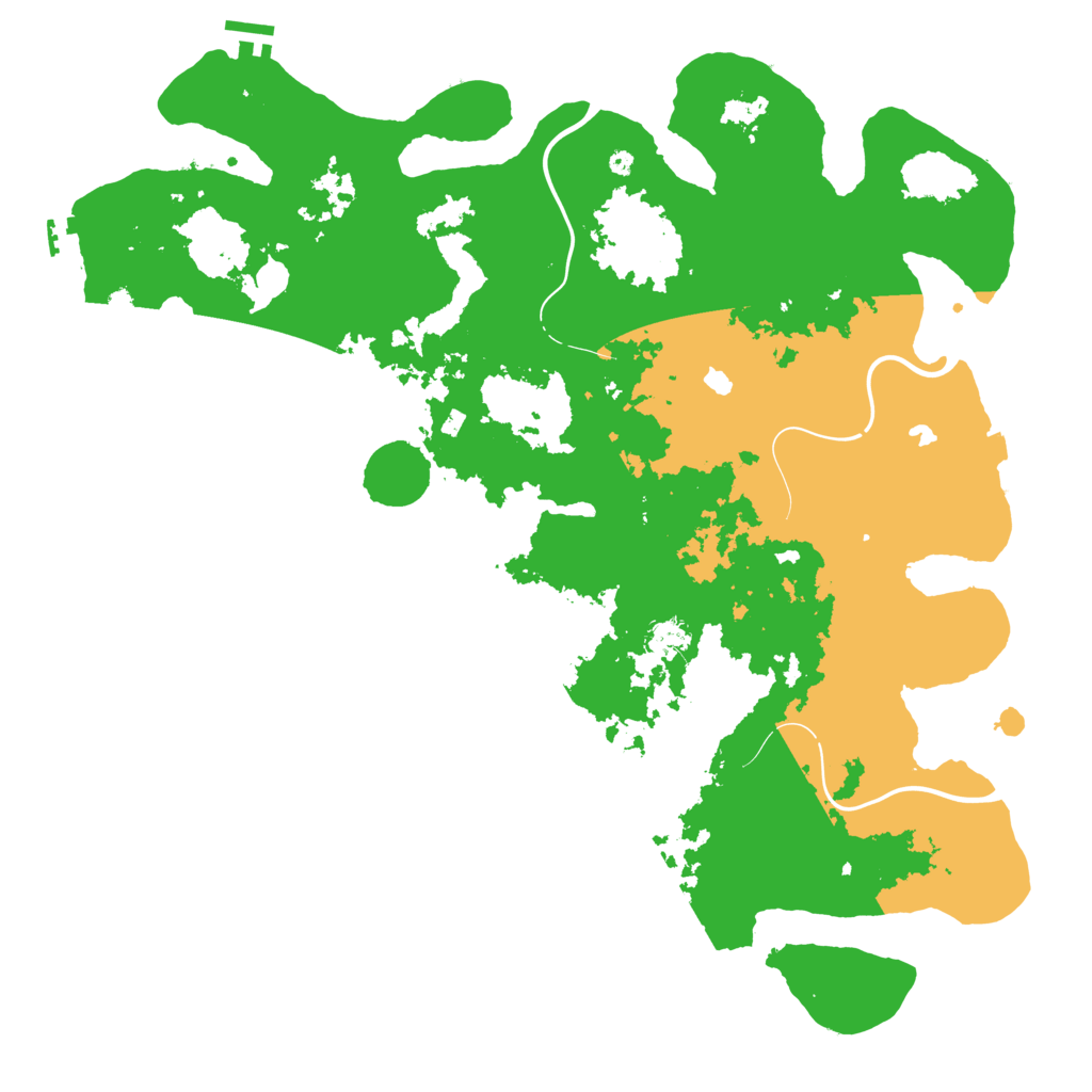 Biome Rust Map: Procedural Map, Size: 4500, Seed: 2115543413