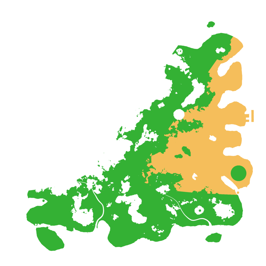 Biome Rust Map: Procedural Map, Size: 4500, Seed: 462127030