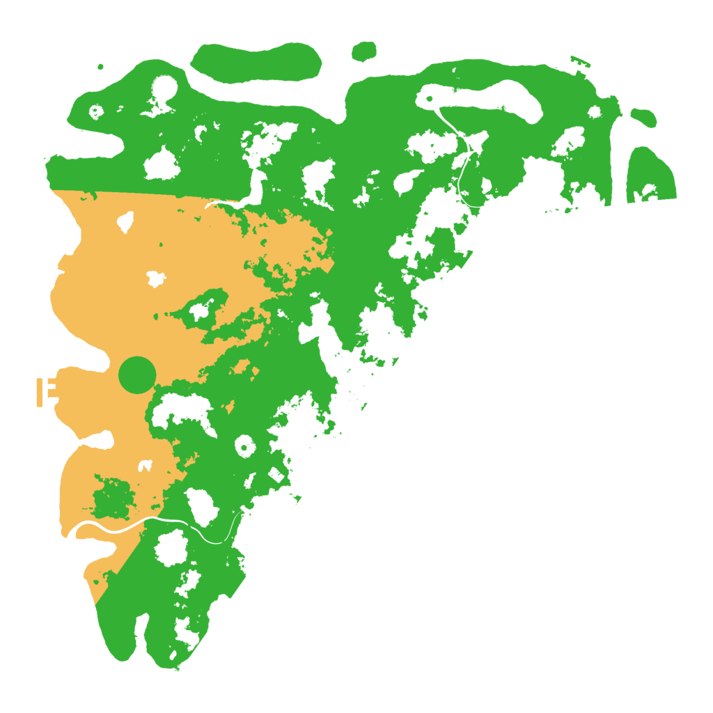 Biome Rust Map: Procedural Map, Size: 5000, Seed: 215127698