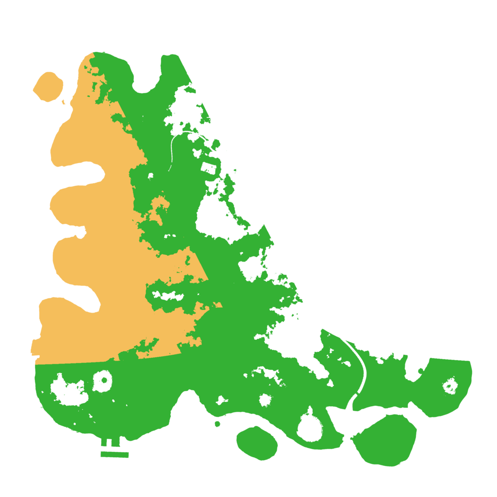 Biome Rust Map: Procedural Map, Size: 3600, Seed: 847392