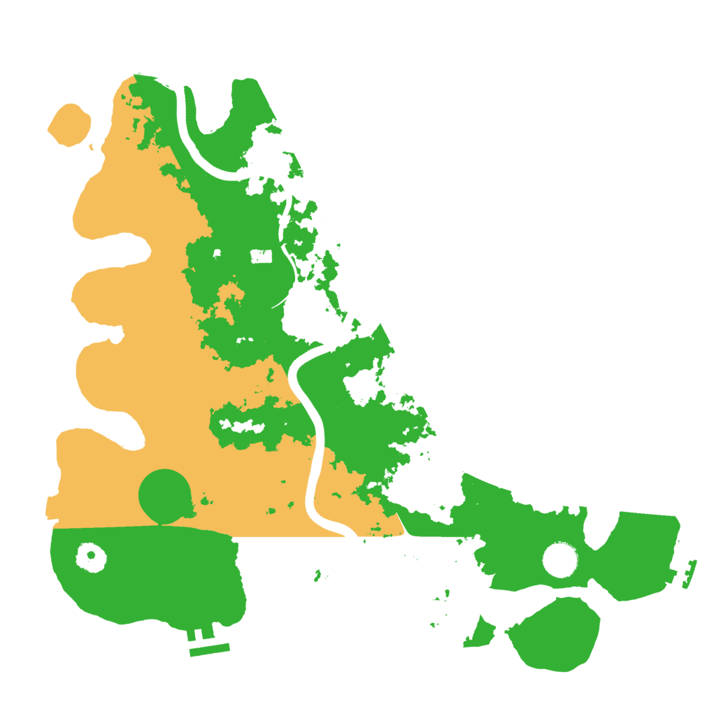 Biome Rust Map: Procedural Map, Size: 3600, Seed: 847392