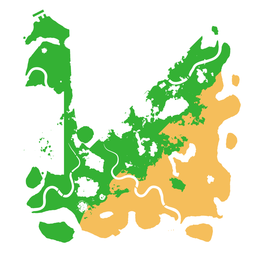 Biome Rust Map: Procedural Map, Size: 4300, Seed: 23041636