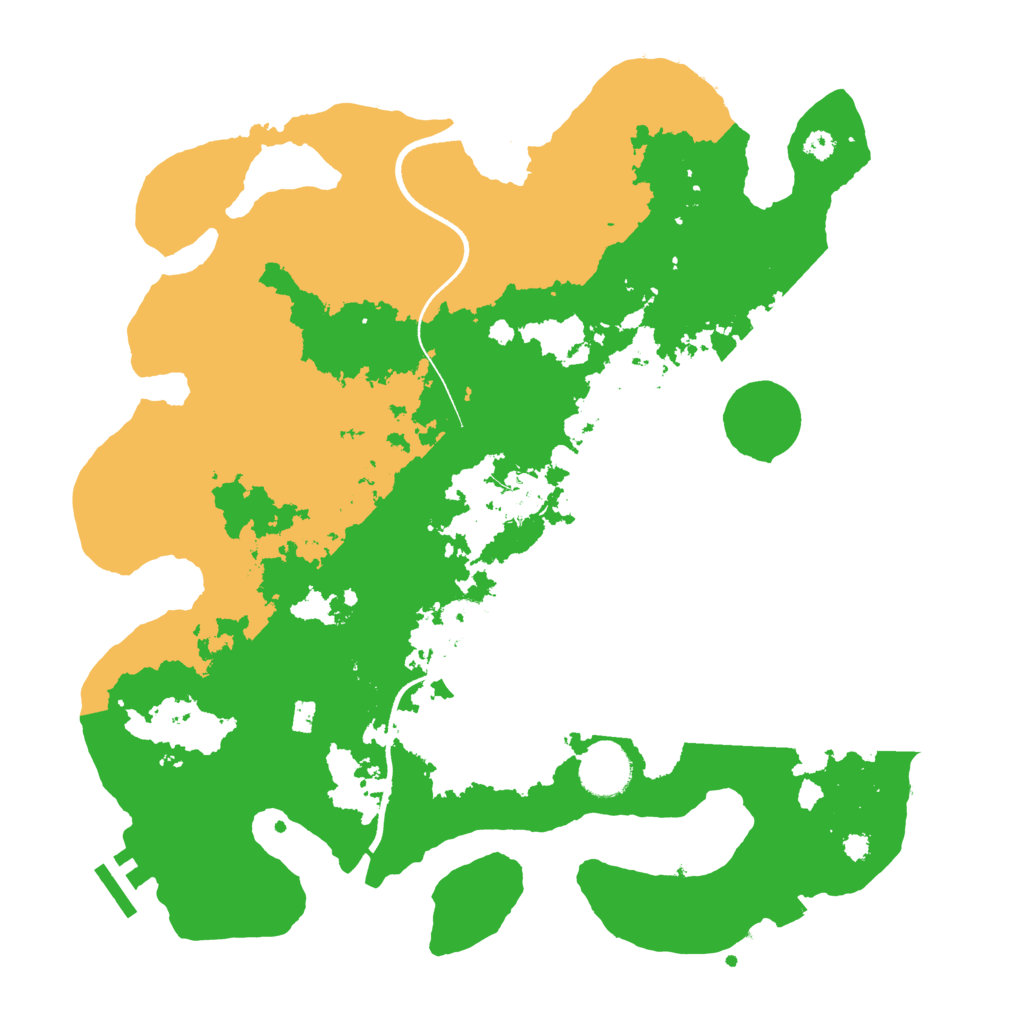 Biome Rust Map: Procedural Map, Size: 3500, Seed: 1070211740