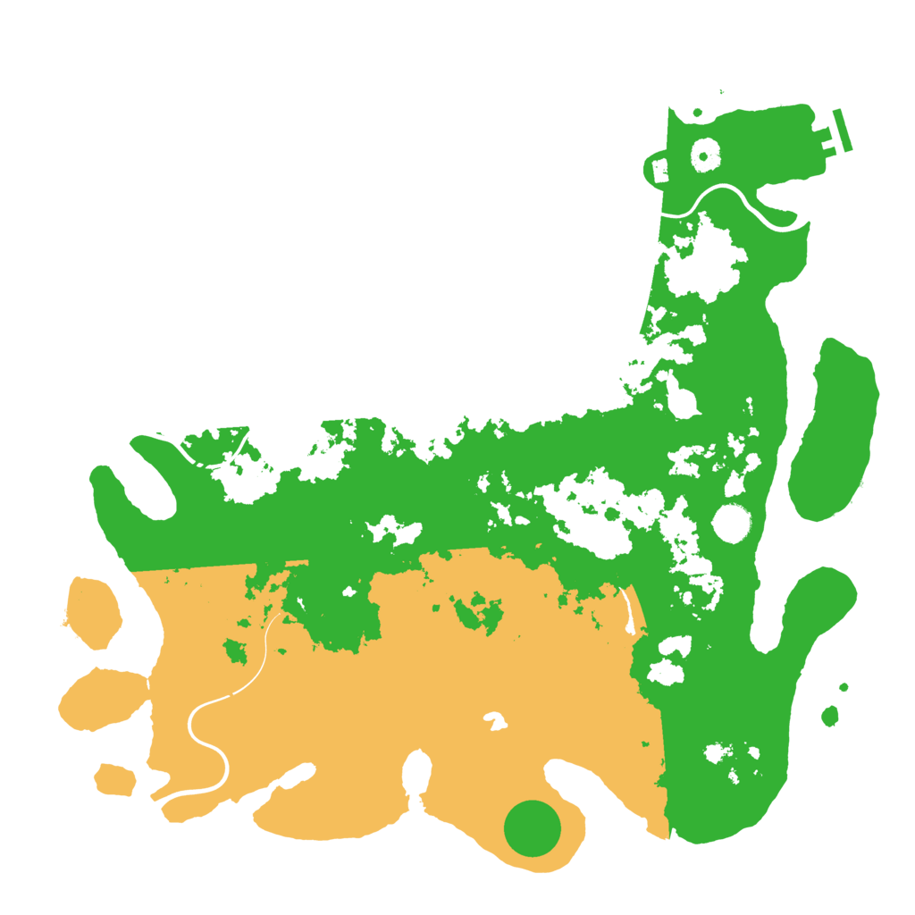 Biome Rust Map: Procedural Map, Size: 4250, Seed: 1283890048