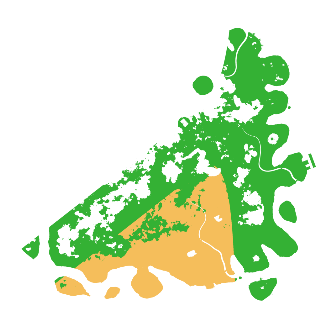Biome Rust Map: Procedural Map, Size: 4500, Seed: 1198292048