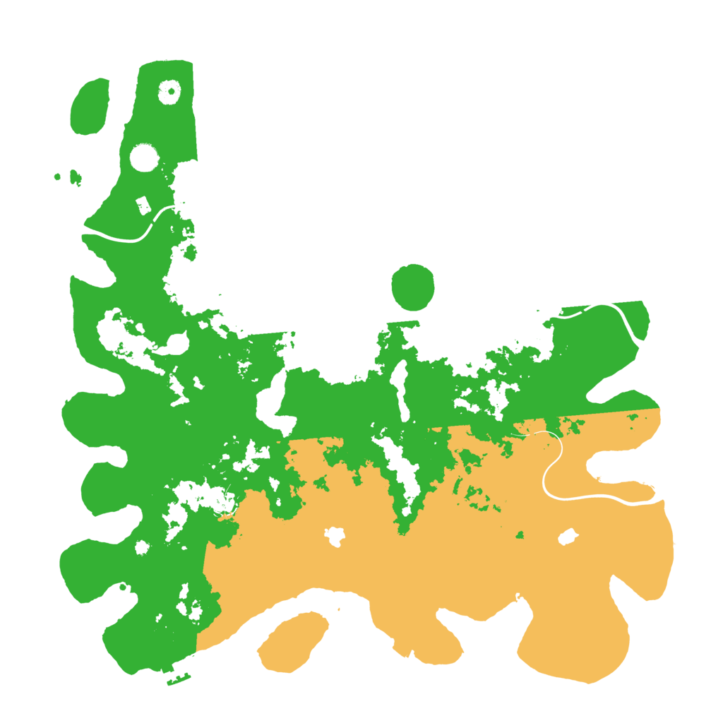Biome Rust Map: Procedural Map, Size: 4500, Seed: 6006