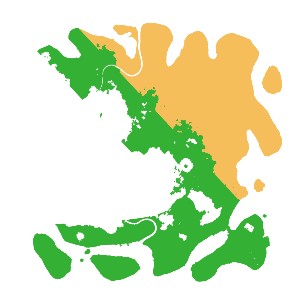 Biome Rust Map: Procedural Map, Size: 3500, Seed: 1506171678