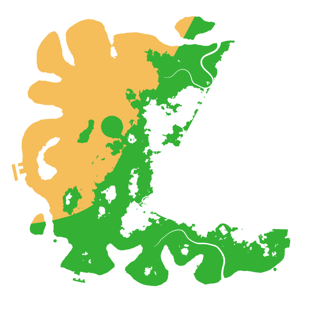 Biome Rust Map: Procedural Map, Size: 3800, Seed: 1871413193