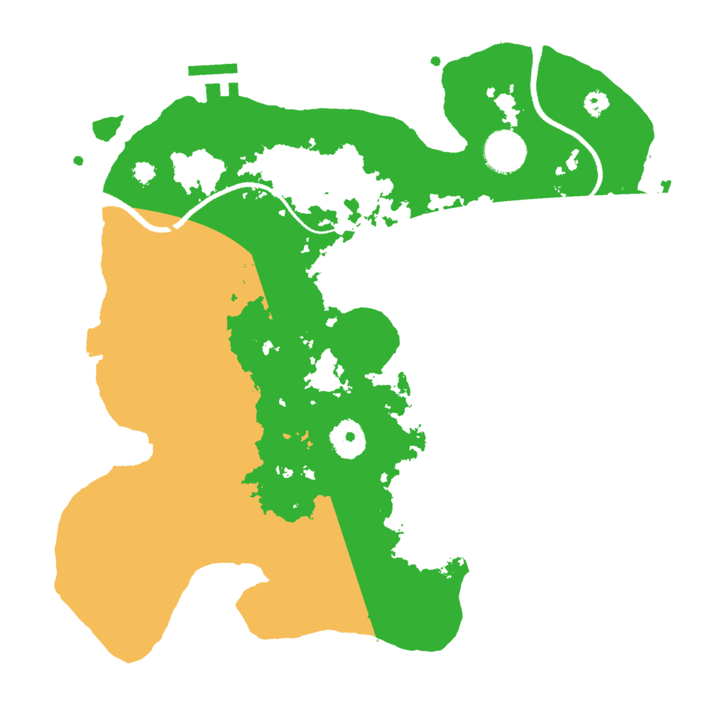 Biome Rust Map: Procedural Map, Size: 3000, Seed: 25137