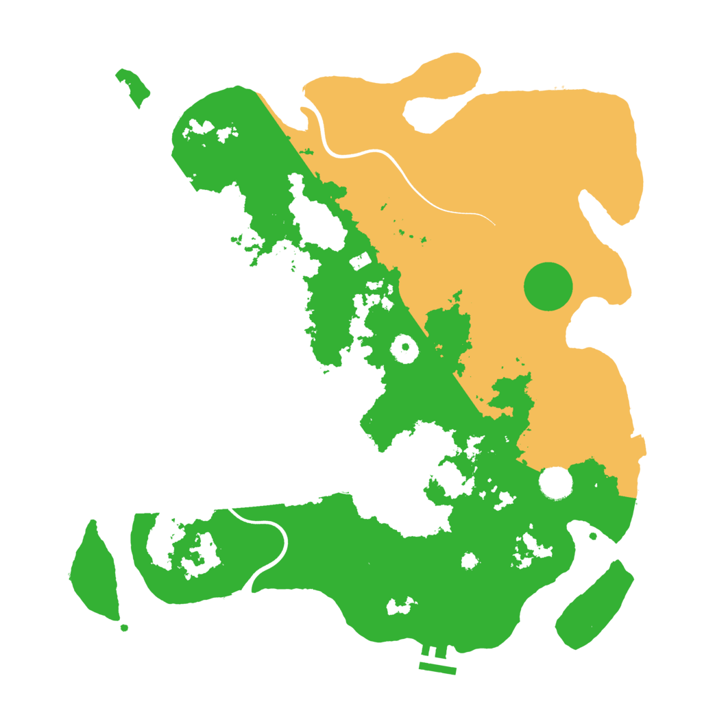 Biome Rust Map: Procedural Map, Size: 3800, Seed: 508608025