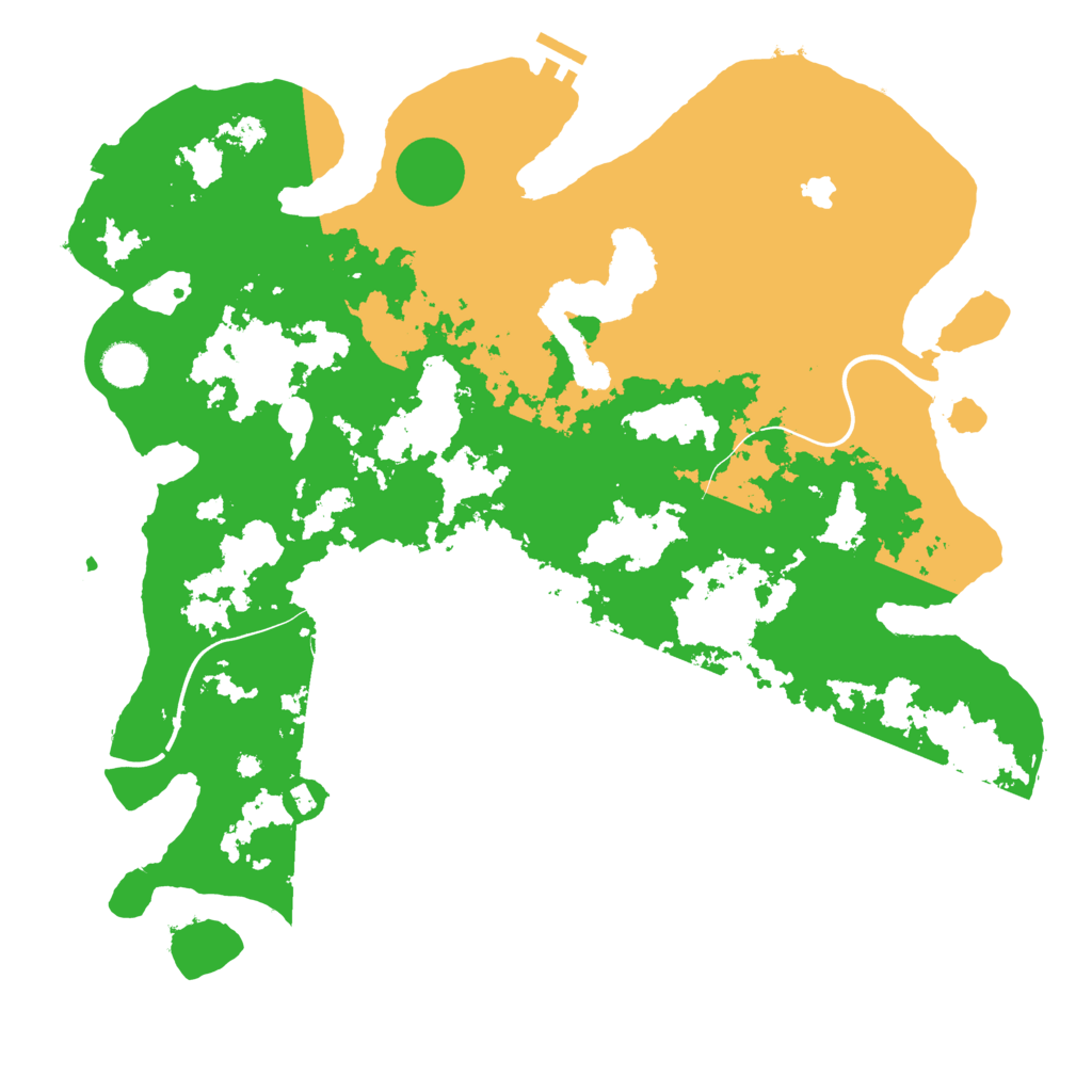 Biome Rust Map: Procedural Map, Size: 4200, Seed: 44090000