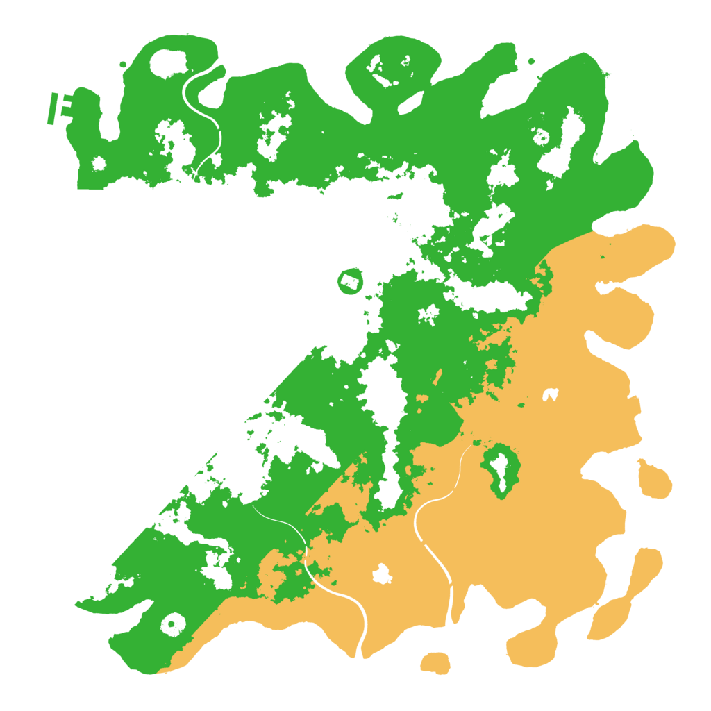 Biome Rust Map: Procedural Map, Size: 4500, Seed: 15842178