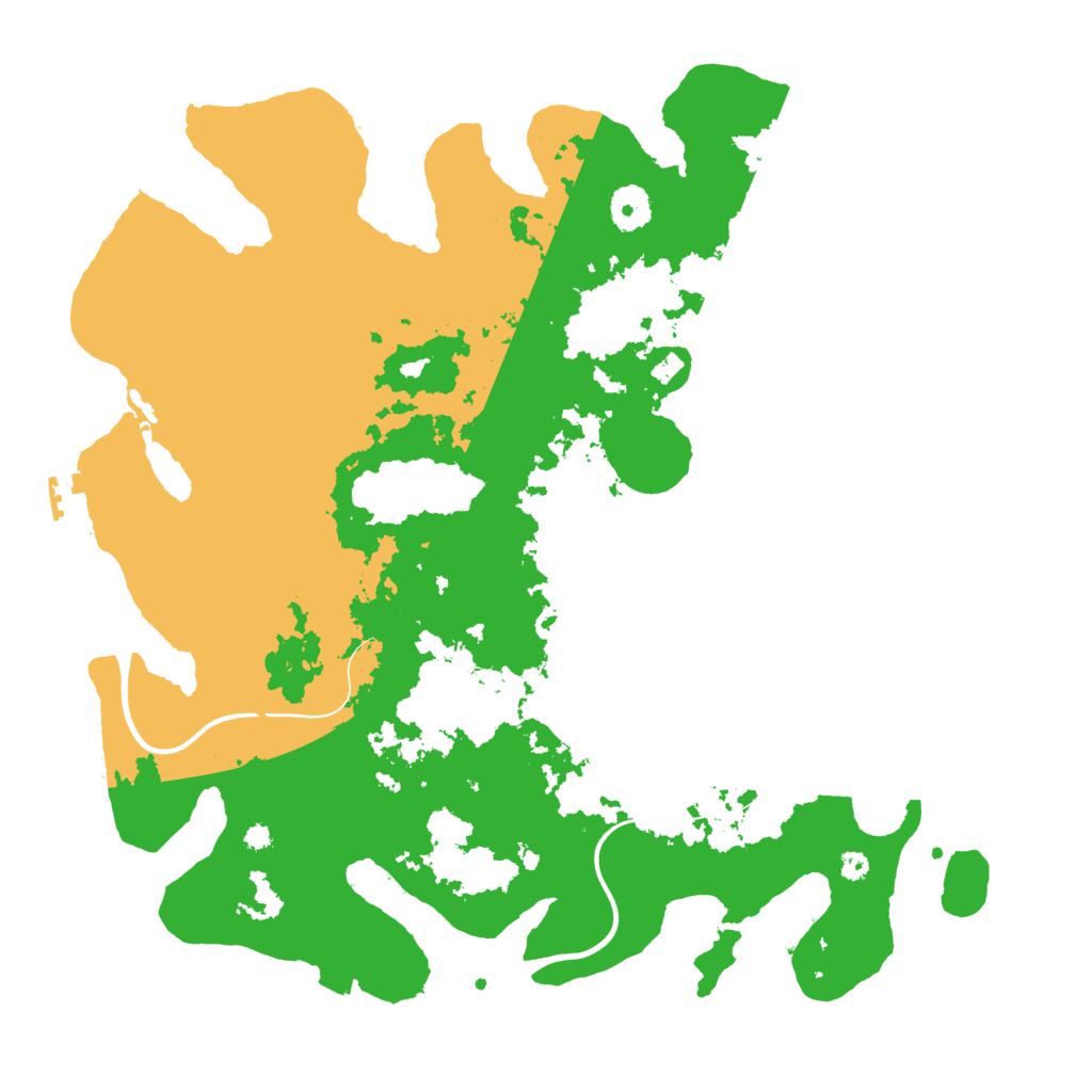 Biome Rust Map: Procedural Map, Size: 3800, Seed: 187420