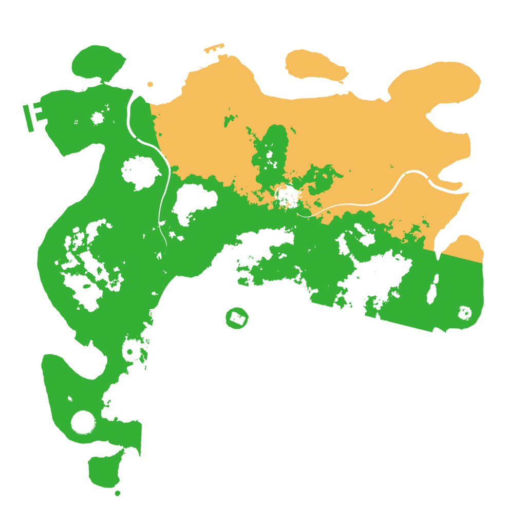 Biome Rust Map: Procedural Map, Size: 3900, Seed: 1619484878