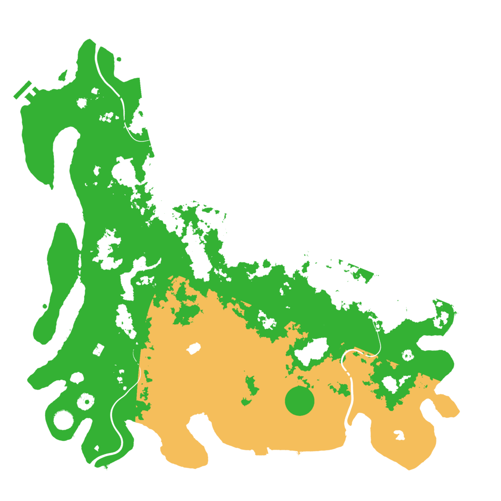 Biome Rust Map: Procedural Map, Size: 4500, Seed: 1941084689