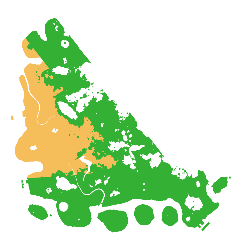 Biome Rust Map: Procedural Map, Size: 4500, Seed: 689657726