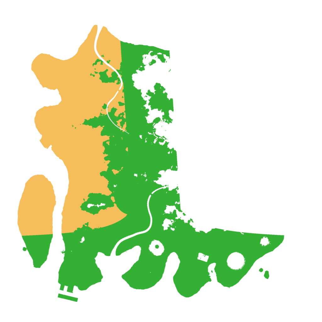 Biome Rust Map: Procedural Map, Size: 3250, Seed: 29171
