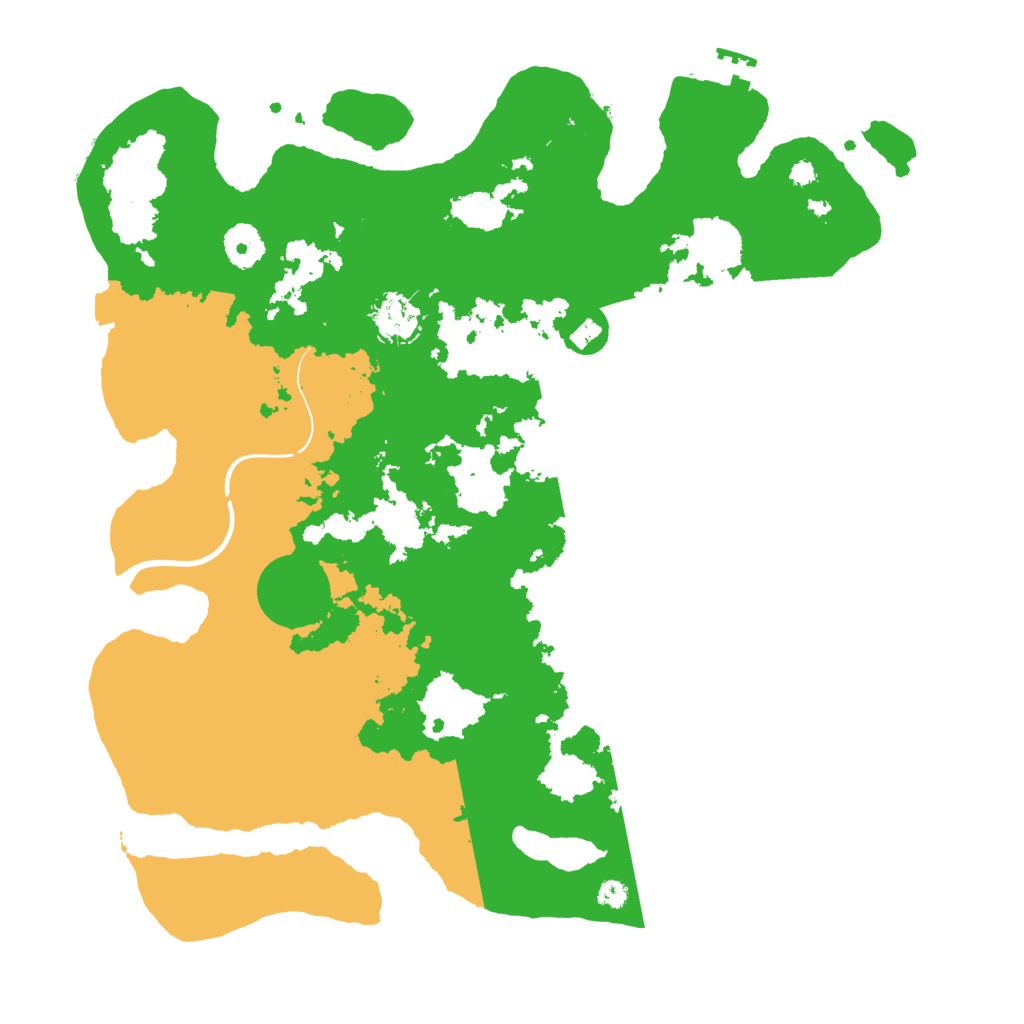 Biome Rust Map: Procedural Map, Size: 3700, Seed: 1342992840