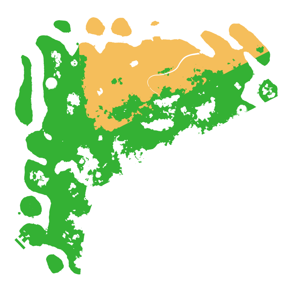Biome Rust Map: Procedural Map, Size: 4500, Seed: 1518879546