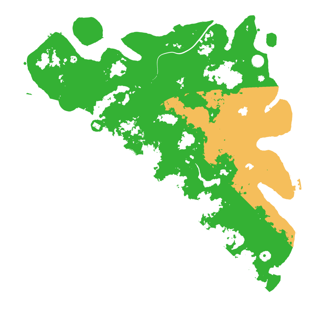 Biome Rust Map: Procedural Map, Size: 4500, Seed: 407611832