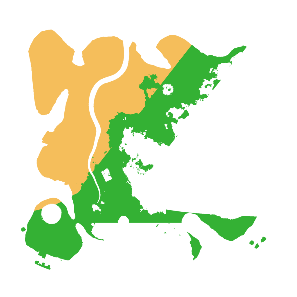 Biome Rust Map: Procedural Map, Size: 2700, Seed: 41351224
