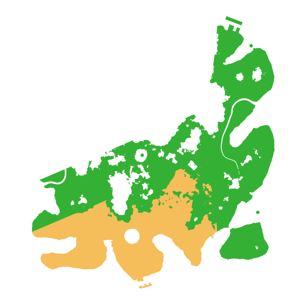 Biome Rust Map: Procedural Map, Size: 3500, Seed: 567503477